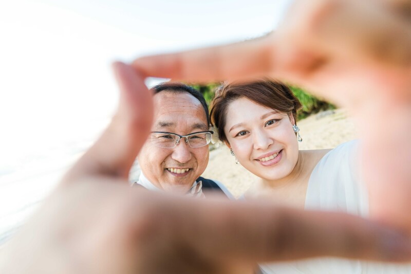 ファミリーフォト　スタジオ+ビーチで思い出づくりを