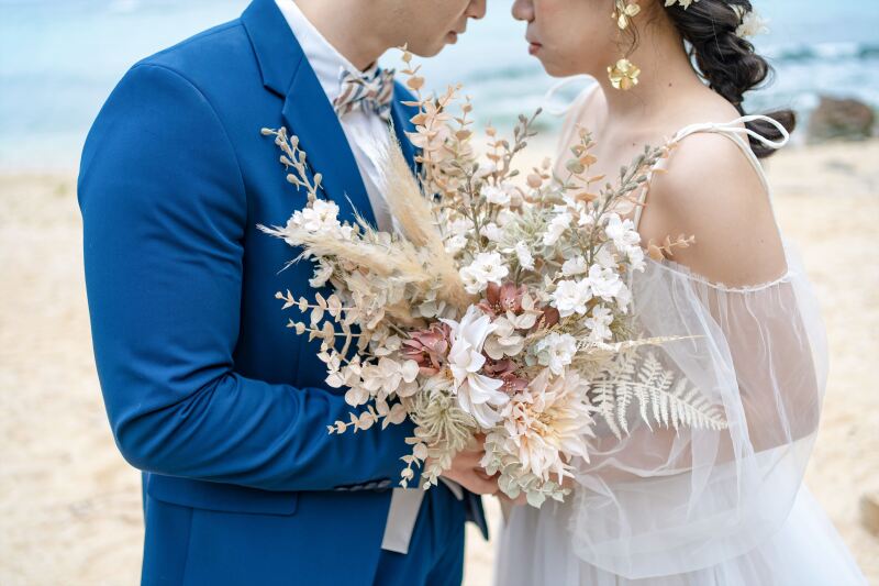 ブーケを強調したイメージカット