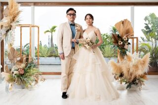 少々曇っているけどなんのその！特別なフォトウェディングの魅力