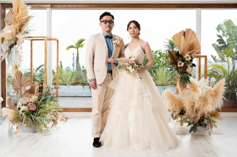 少々曇っているけどなんのその！特別なフォトウェディングの魅力