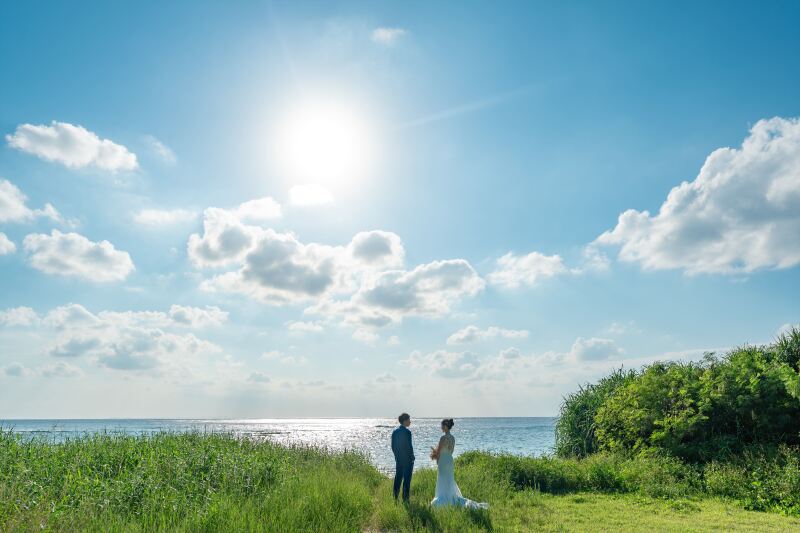 海がキラキラしてます