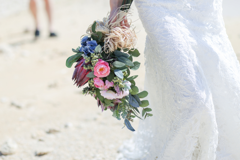 ご自身で作った手作りブーケ♪