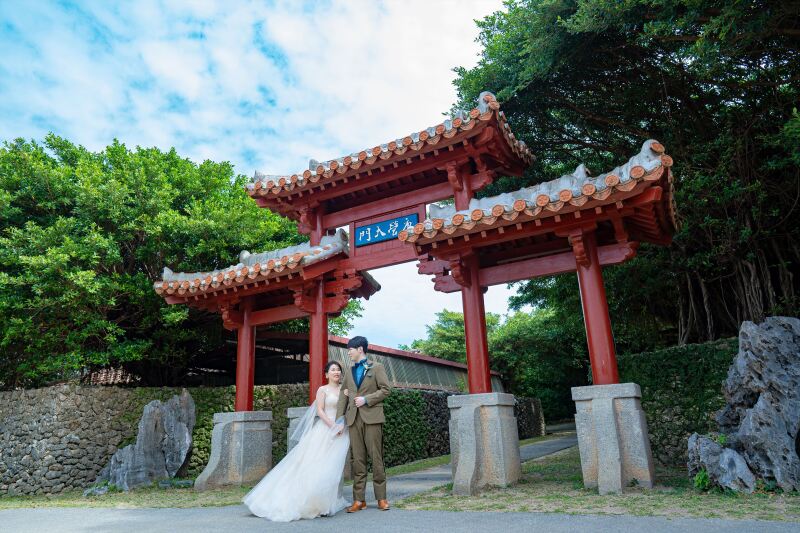 琉球の街並み撮影