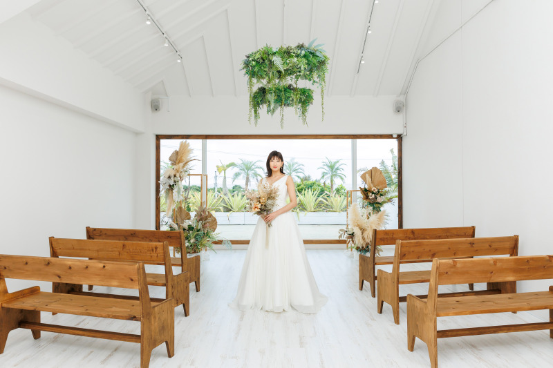 チャペルでのソロショット！