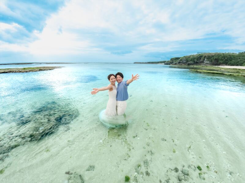 エメラルドグリーンを満喫!