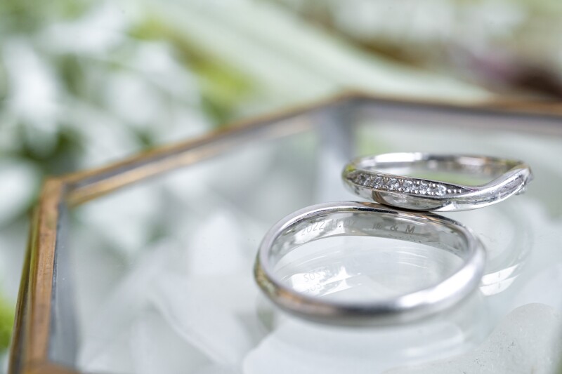 おふたりの大切な指輪撮影から*