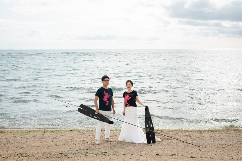 お持込みグッズで記念撮影!