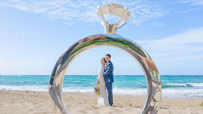 リングの中のおふたり