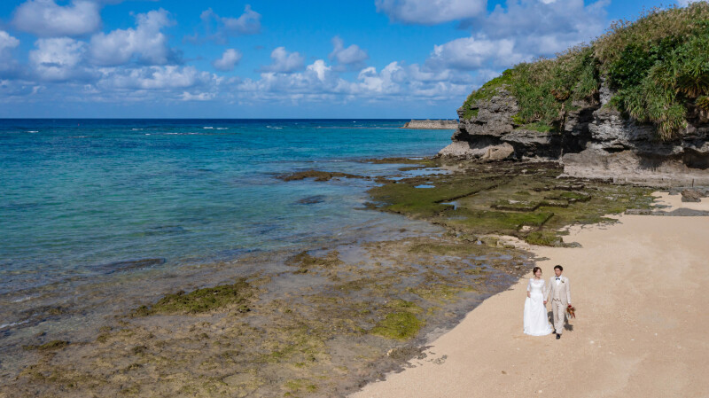 沖縄ブルーを間近に
