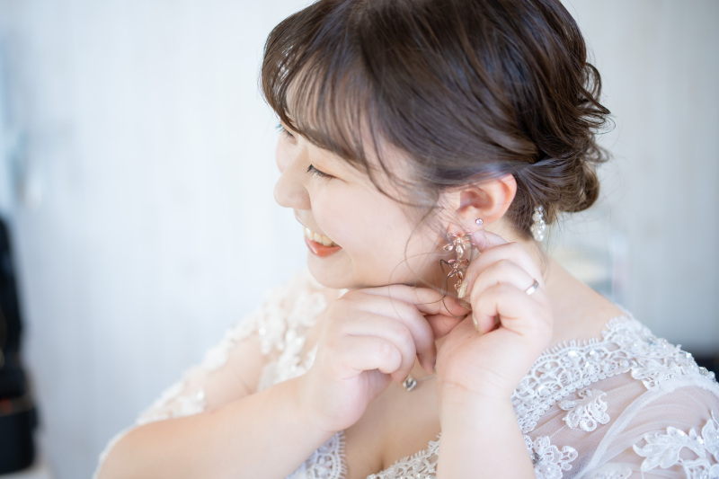 メイクシーンの撮影です