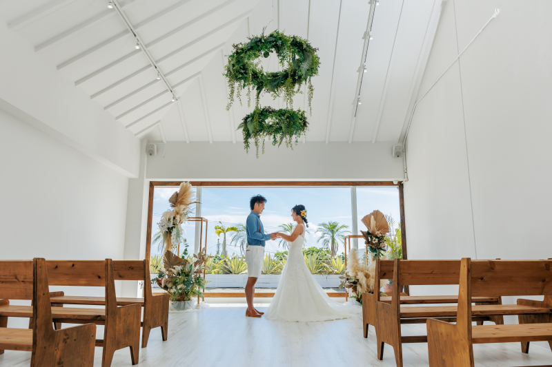 チャペルでの貸切撮影