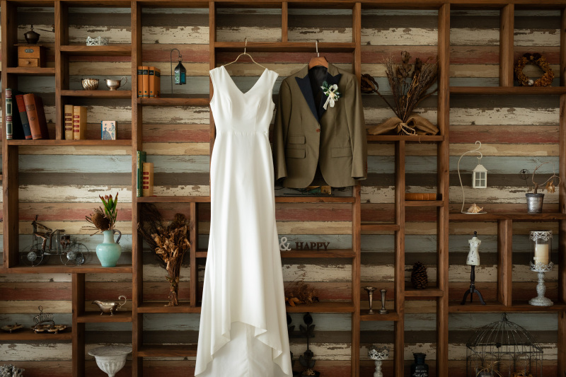 特別な日となる一日のお衣裳はこれで決まり♡