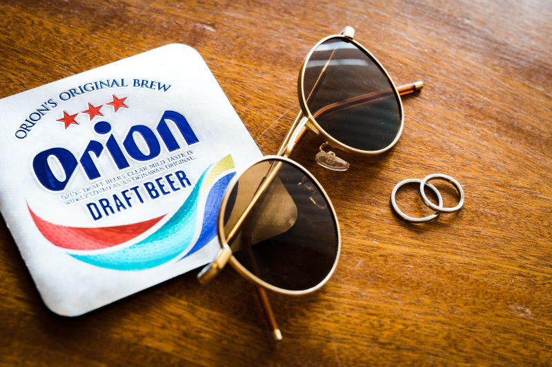 持ち込みのサングラスと＊