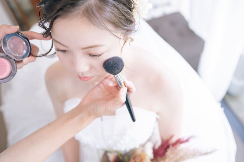 ヘアメイクシーン