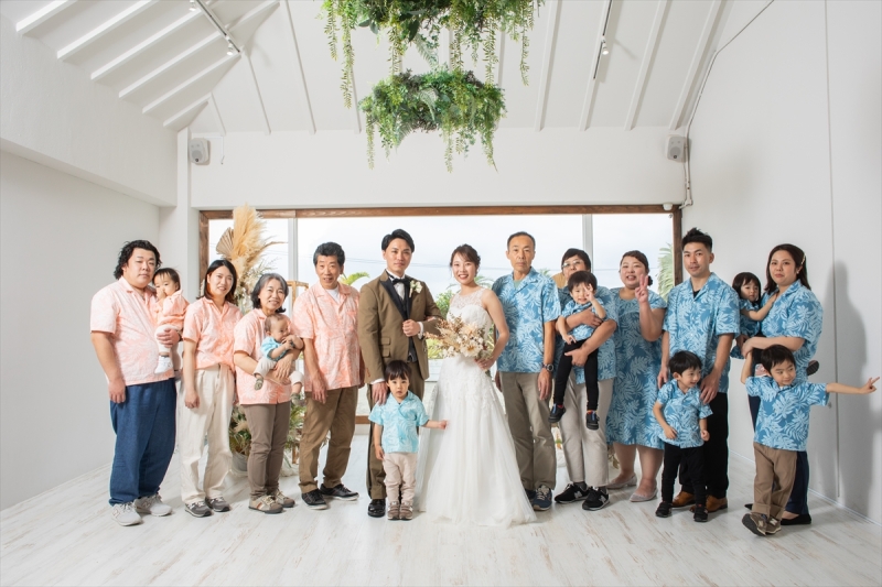 かりゆしでファミリーフォト