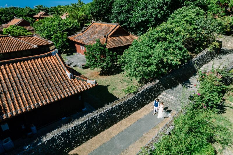 琉球の街並みを散策しながら