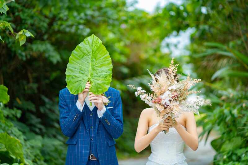 ブーケ×クワズイモ