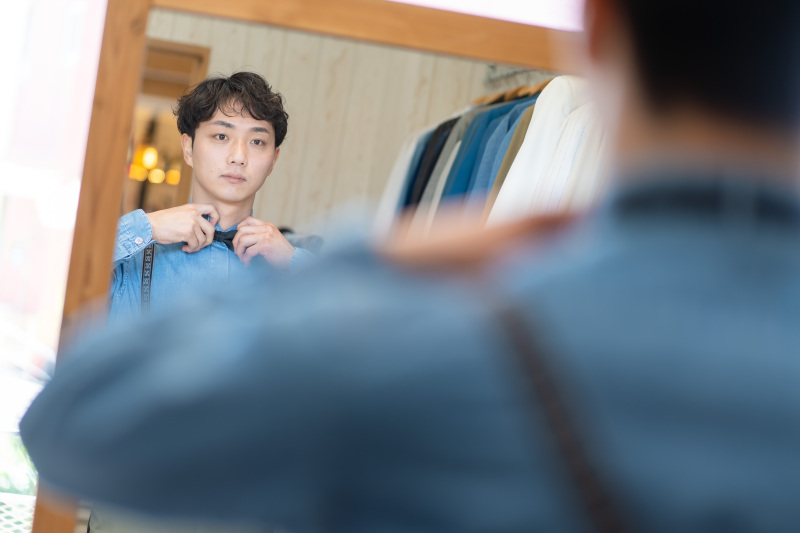 新郎様から撮影スタート!