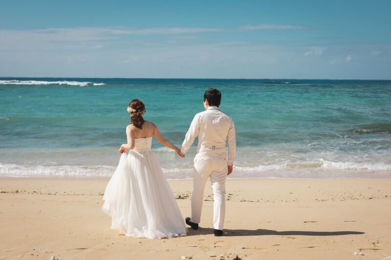 ビーチに着きました