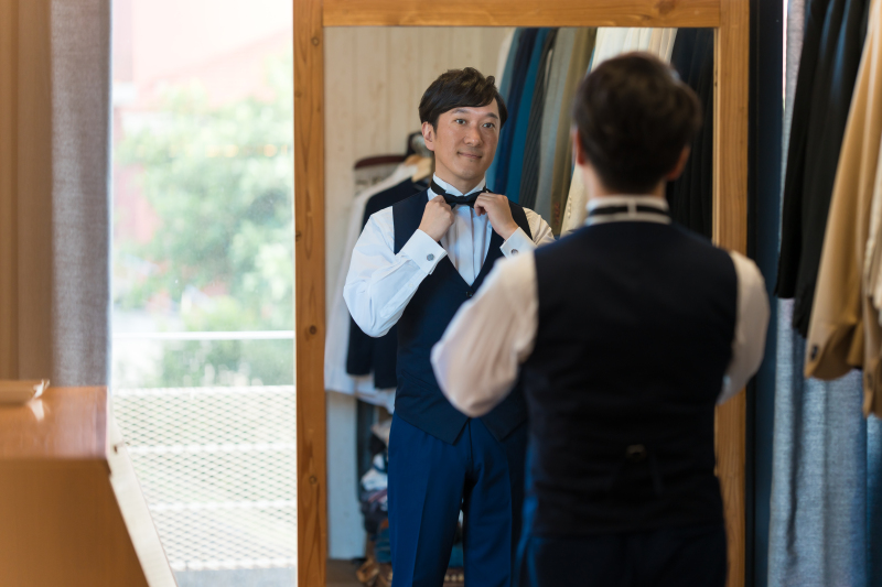 タキシードがきまってます！