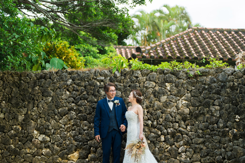 琉球の街並みも。