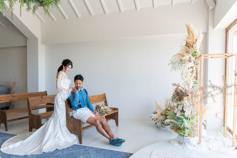 チャペル撮影からスタート！