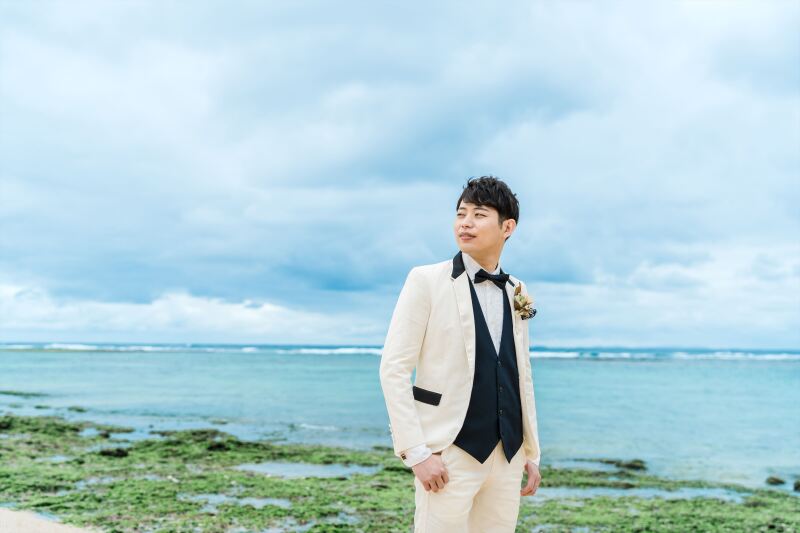 新郎様のソロショット