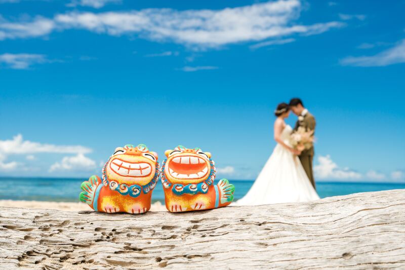 シーサーとブルースカイ