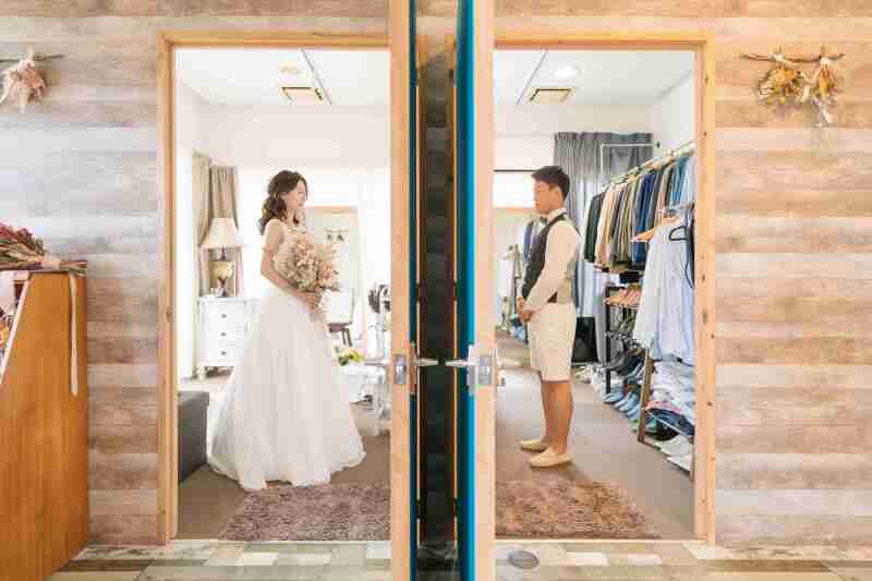 お支度後の最初のカット