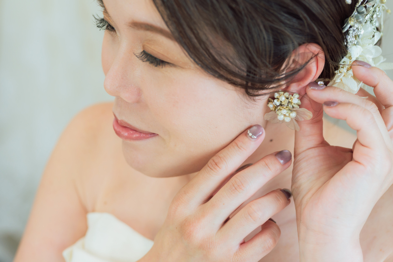 ご新婦様のお支度が整いました！