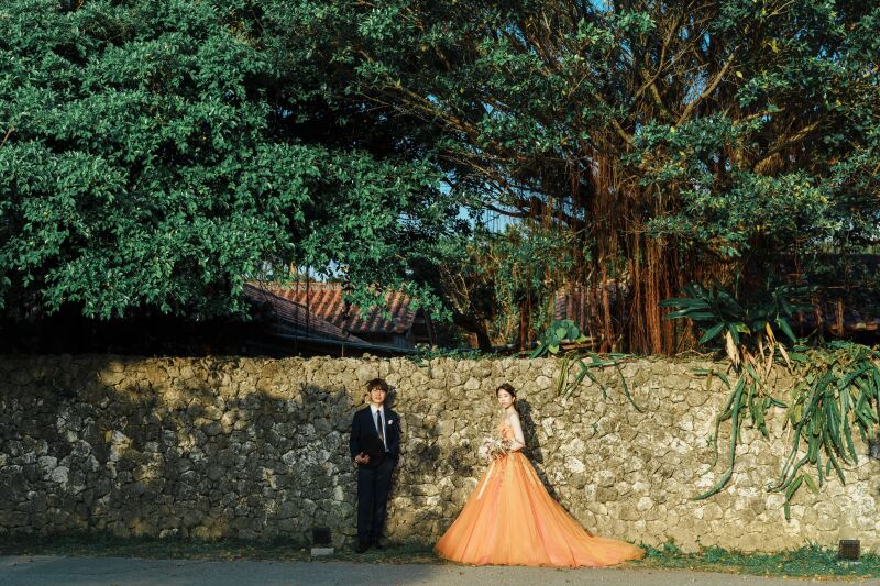 外でのフォトでも