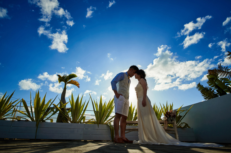 サロン・テラスでのアーティスティックな1枚