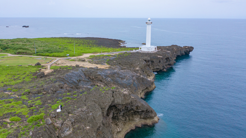 残波岬でのパノラマ撮影°˖✧