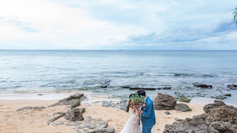 そのままの自然が残る天然ビーチ