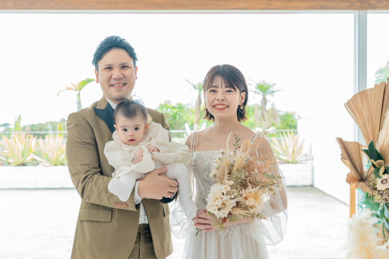 3人での笑顔ショットも!