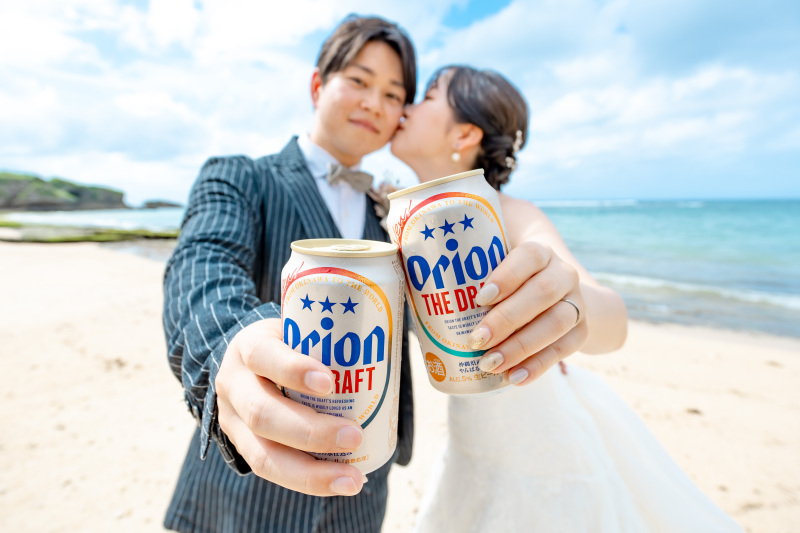ラストはビーチで乾杯!大満足の1日でした!
