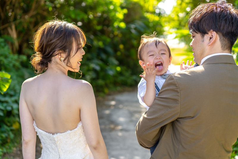 ビーチに向かって