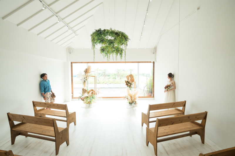 シンプルな空間で