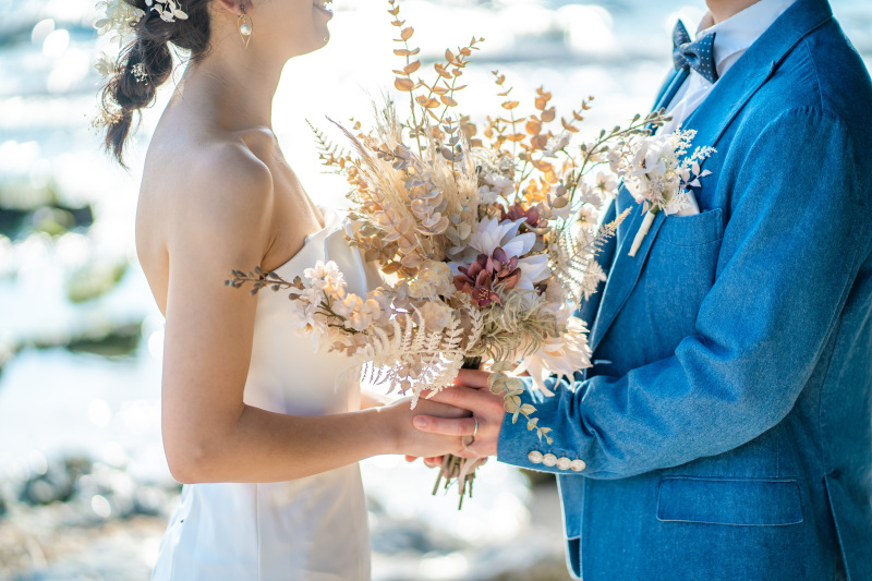 キラキラ輝くビーチ撮影
