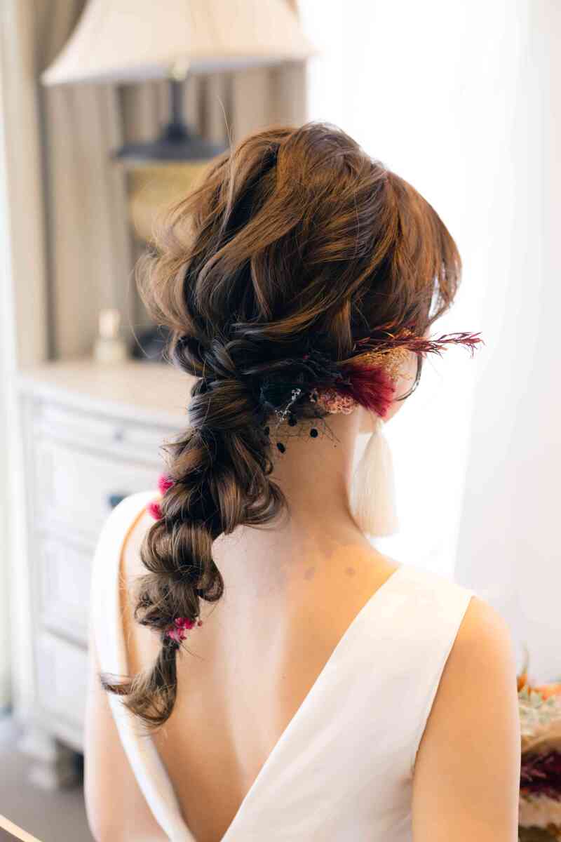 ヘアスタイルもイメージ通りに仕上がりました