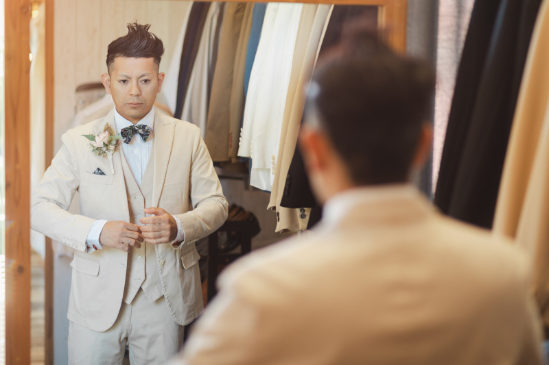 新郎様とってもステキです☺︎