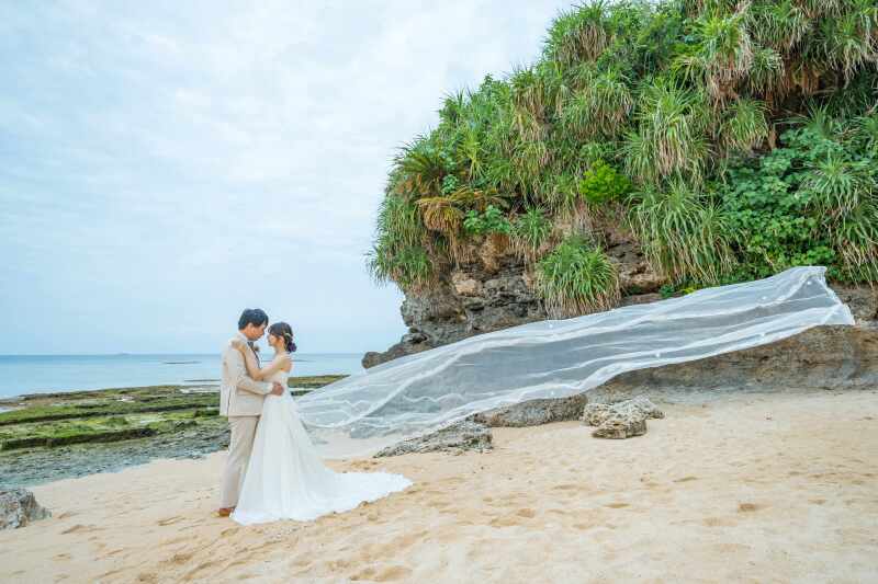 ロングベールとおふたり