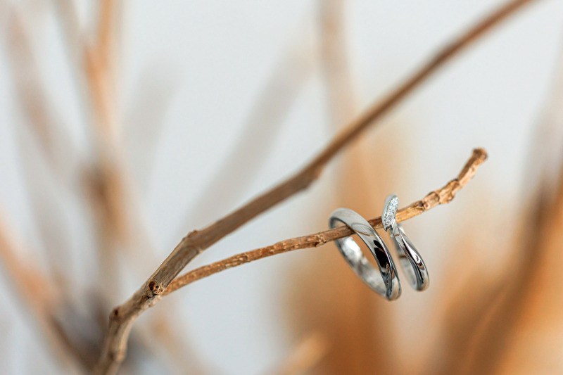 マリッジリングのイメージカットもおまかせ！