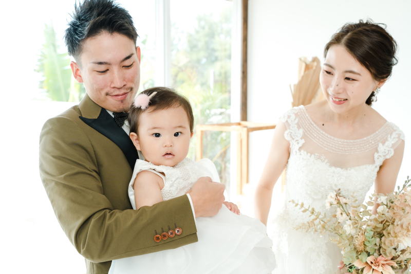 家族でチャペル撮影