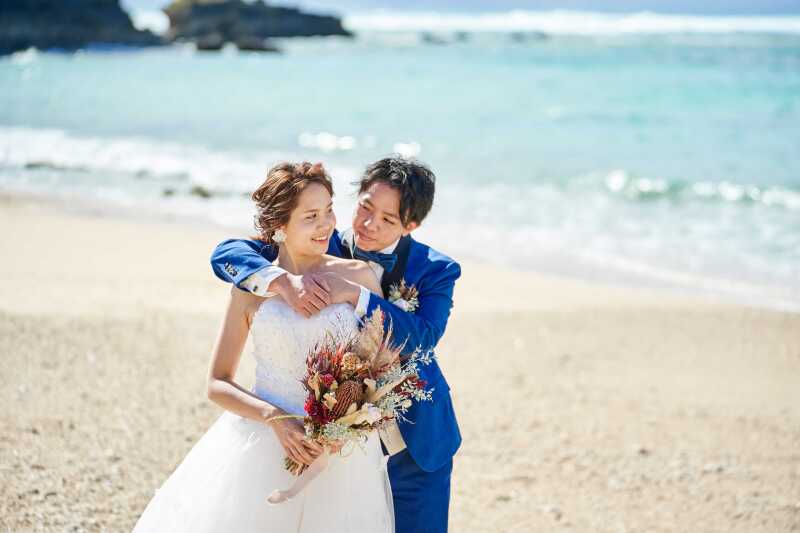 海をバックに決まったー!