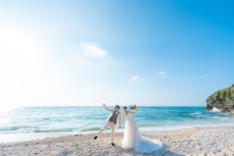 青い空と蒼い海