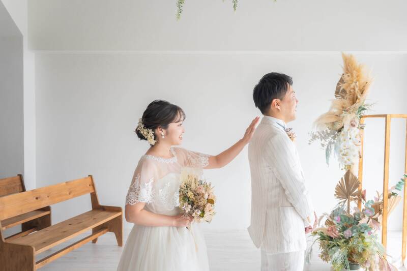 おふたりのお着換え完了!素敵に仕上がりました♡