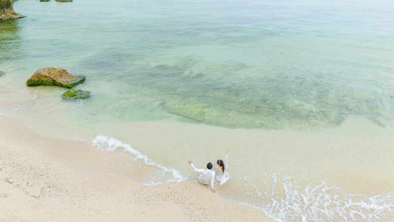 ドローンからも