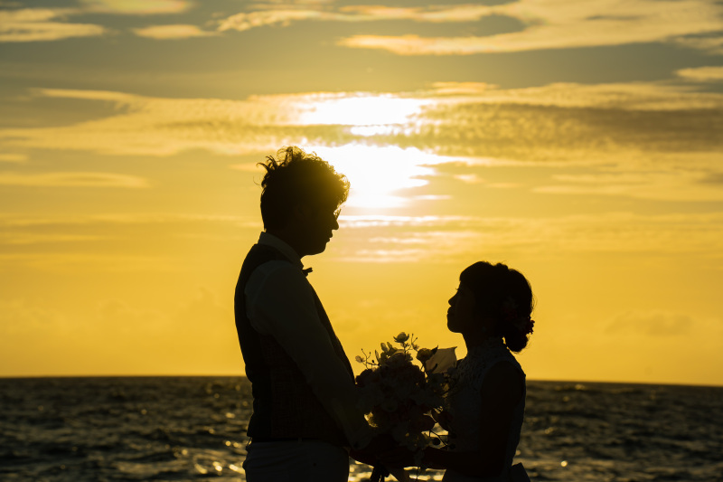 おしゃれなシルエット写真