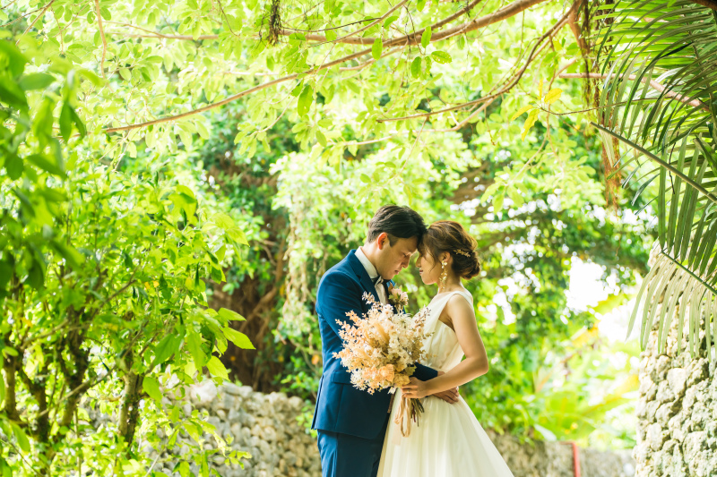 ガーデンでの撮影も